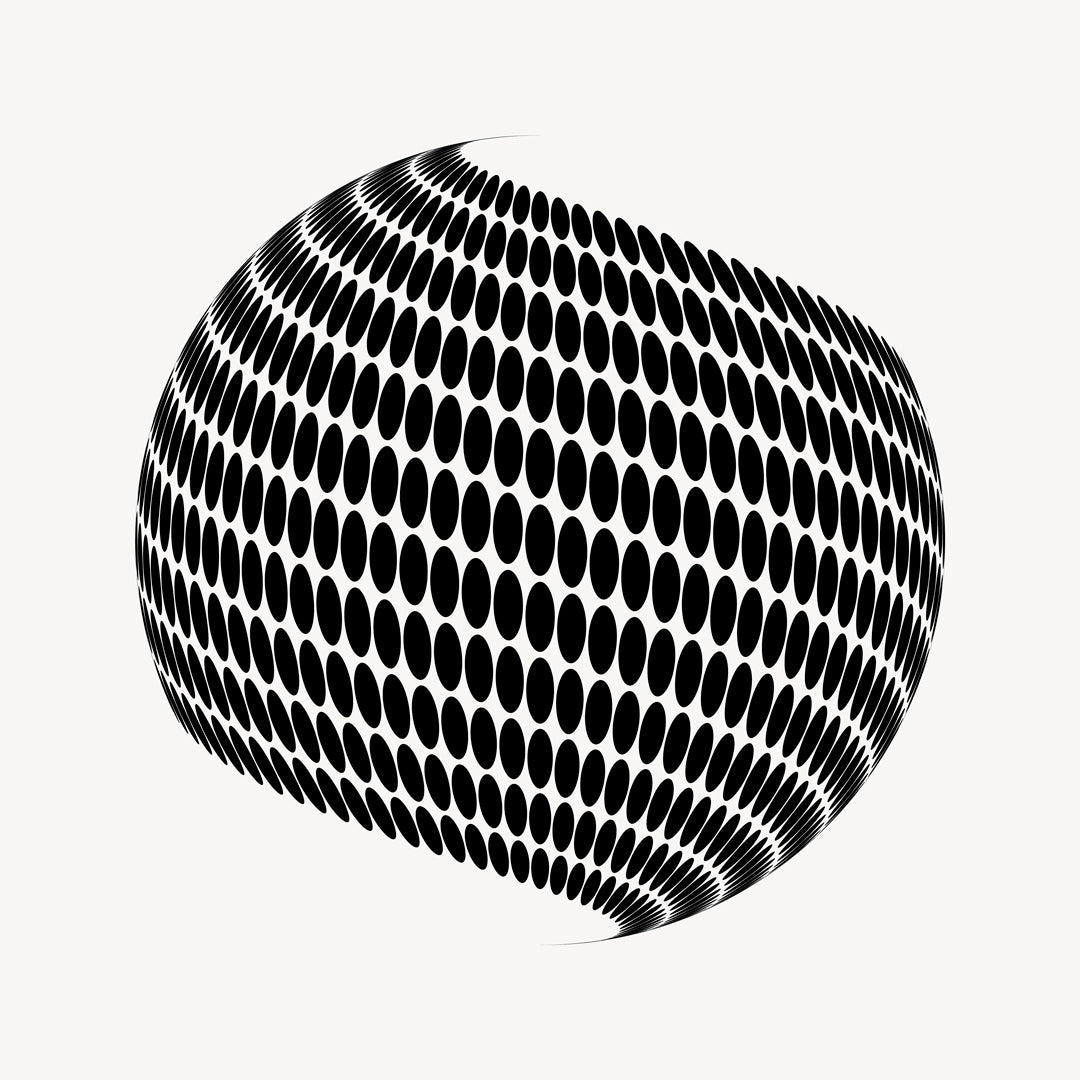 Optical Art - Dots (Sphere)