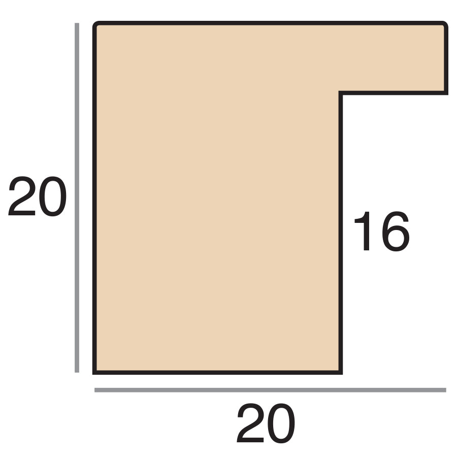 The 'OG' Mini - 20mm x 20mm (Open Grain Finish)