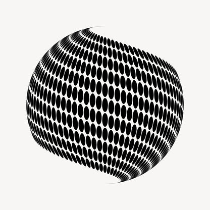 Optical Art - Dots (Sphere)