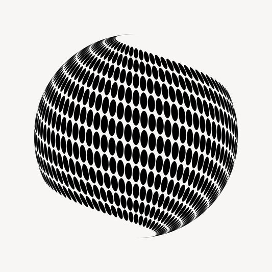 Optical Art - Dots (Sphere)