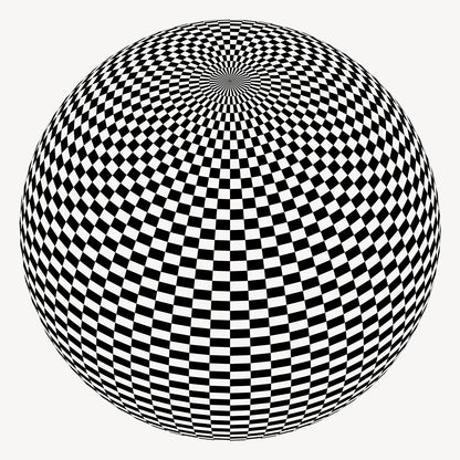 Optical Art - Mirrorball 1