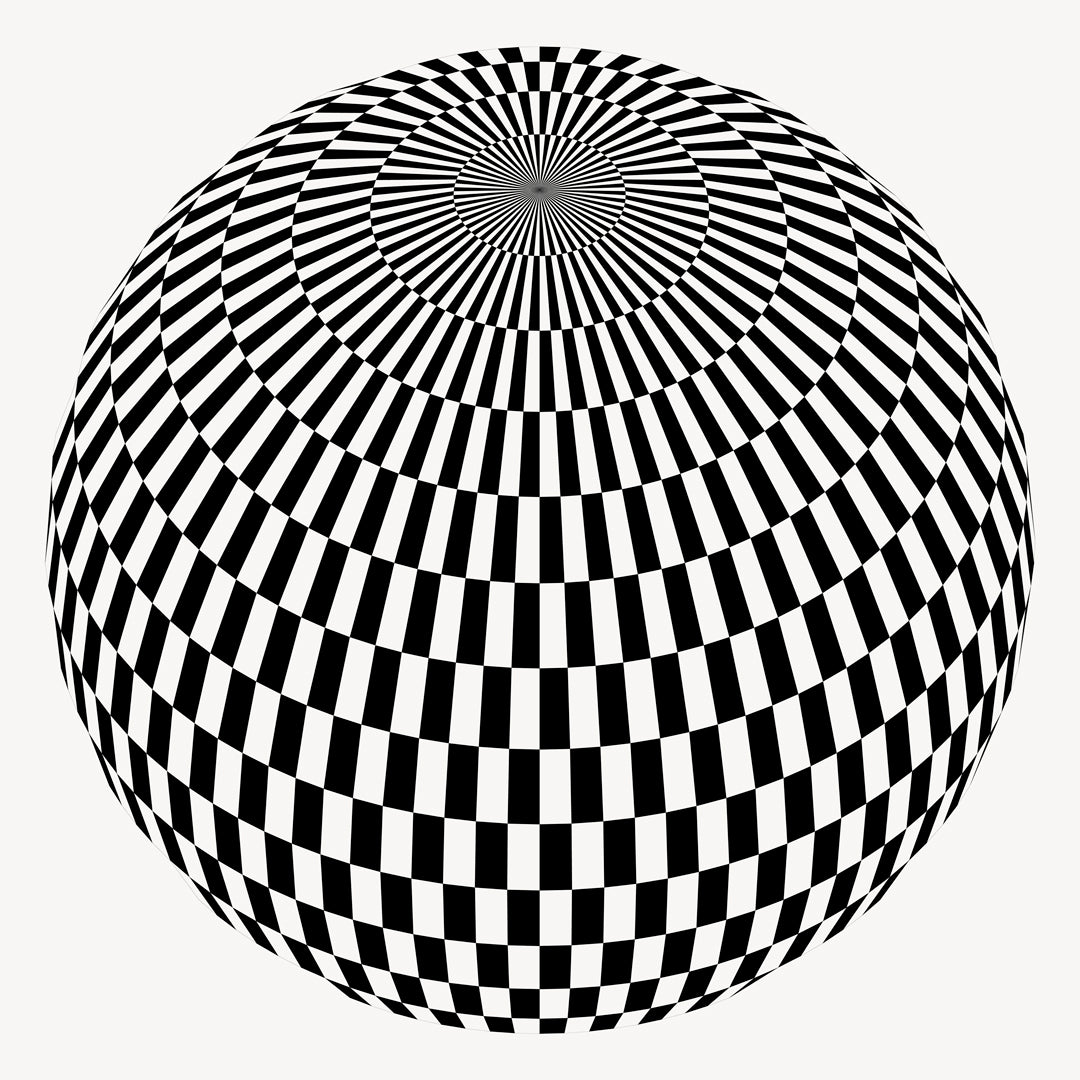 Optical Art - Mirrorball 3