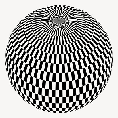 Optical Art - Mirrorball 3