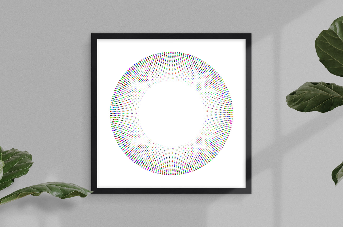 Optical Art Dots (Colour)