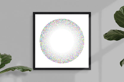 Optical Art Dots (Colour)