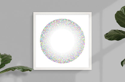 Optical Art Dots (Colour)