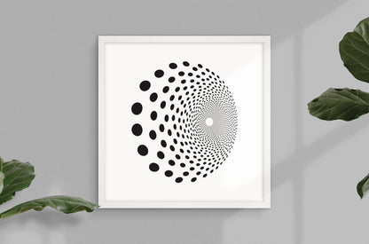 Optical Art - Dots (Tunnel)