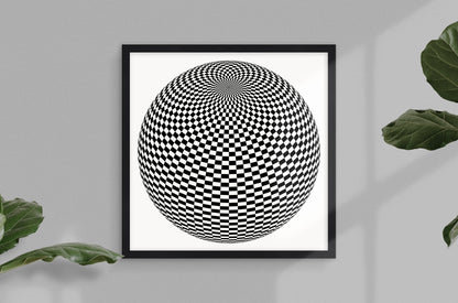 Optical Art - Mirrorball 1