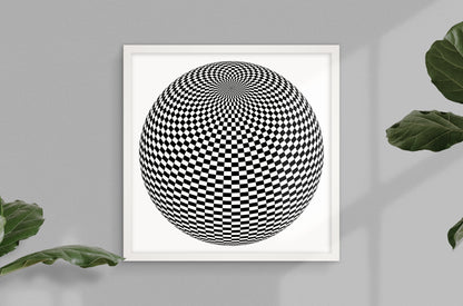 Optical Art - Mirrorball 1