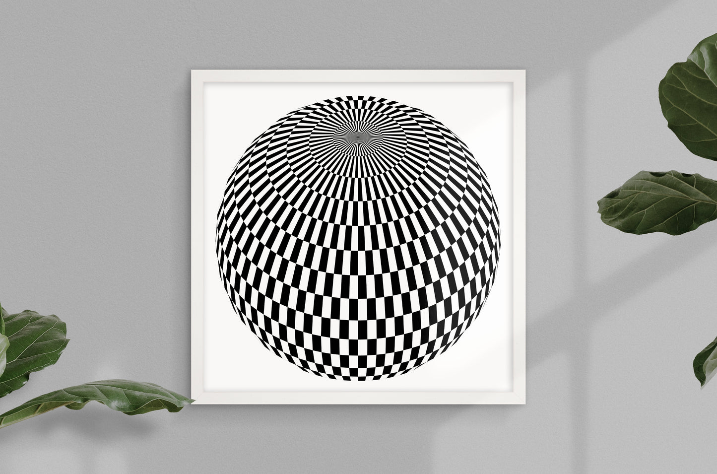 Optical Art - Mirrorball 3