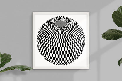 Optical Art - Mirrorball 3